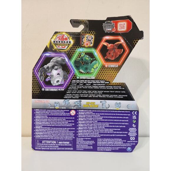 Bakugan Legends Starter 3pk, Tretorous Ultra with Spartillion and Fenneca NEW - Picture 5 of 7